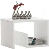 Image de FMD Table basse 2-en-1 59,1x35,8x37,8 cm Blanc
