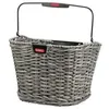 Image de Klickfix - Panier Vélo Avant Structure Osier Sans Adaptateur 34x25x27 Gris 16 Litres