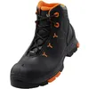 Image de Chaussures Montantes De SÃ©curitÃ© S3 Taille: 43 Uvex 2 6503243 Coloris Noir, Orange 1 Paire