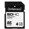 Image de Intenso Class 10 - carte mémoire flash - 4 Go - SDHC