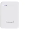 Image de Intenso Powerbank XS5000 - Banque d'alimentation - 5000 mAh - 2.1 A - 2 connecteurs de sortie (USB, USB-C) - sur le câble : USB-C - blanc