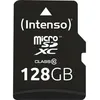 Image de Carte microSDXC Intenso 128 GB Class 10 avec adaptateur SD