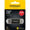 Image de Intenso Clé USB INTENSO 256GB Twist Line USB 3.2