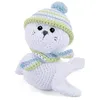 Image de Kit de crochet Gründl Robbie le Phoque   Créez votre phoque amigurumi en 100 % coton(...) - Blanc