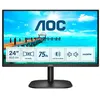 Image de AOC 24B2XDAM - B2 Series - écran LED - 24" (23.8" visualisable) - 1920 x 1080 Full HD (1080p) @ 75 Hz - VA - 250 cd/m² - 3000:1 - 4 ms - HDMI, DVI, VGA - haut-parleurs - noir