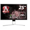 Image de AOC Gaming AG251FG - AGON Series - écran LED - 24.5" - 1920 x 1080 @ 240 Hz - TN - 400 cd/m² - 1000:1 - 1 ms - HDMI, DisplayPort - haut-parleurs - noir, rouge