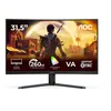 Image de AOC Gaming C32G42ZE - G4 Series - écran LED - jeux - incurvé - 32" (31.5" visualisable) - 1920 x 1080 Full HD @ 240 Hz - VA - 300 cd/m² - 3500:1 - HDR10 - 0.3 ms - HDMI, DisplayPort - noir, rouge