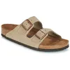 Image de Sandales Birkenstock Arizona Cuir Suede Soft Footbed M Bk951301 Marron - 44