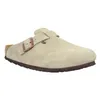 Image de Chaussons Birkenstock Boston Cuir Suede M Beige - 40