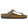Image de Birkenstock Birkenstock Gizeh 0043393 - Kaki - 41