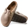 Image de Sabots Birkenstock Boston Waxy Tabac Marron - 39