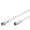 Image de CABLE SAT COAXIAL SATELLITE FICHES F MALES 2.5 m
