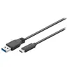 Image de goobay - Câble USB - 24 pin USB-C (M) pour USB type A (M) - USB 3.1 - 1 m - noir