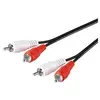Image de CABLE AUDIO STEREO 2 RCA vers 2 RCA MALE 1,50 m