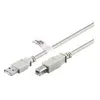 Image de goobay - Câble USB - USB type B (M) pour USB (M) - USB 2.0 - 5 m - gris