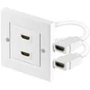 Image de Goobay 51723 prise de courant 2 x HDMI Blanc