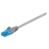 Image de goobay - Cordon de raccordement - RJ-45 (M) pour RJ-45 (M) - 10 m - UTP - CAT 6a - sans halogène, sans crochet, bloqué - gris