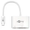 Image de goobay - Adaptateur vidéo externe - USB-C - DVI - blanc