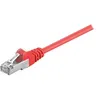 Image de goobay - Câble réseau - RJ-45 (M) pour RJ-45 (M) - 3 m - SF/UTP - CAT 5e - moulé - rouge