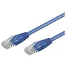 Image de goobay - Câble réseau - RJ-45 (M) pour RJ-45 (M) - 5 m - UTP - CAT 5e - moulé - bleu