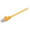 Image de goobay - Cordon de raccordement - RJ-45 (M) pour RJ-45 (M) - 7.5 m - UTP - CAT 5e - moulé, sans crochet - jaune