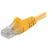 Image de goobay - Câble réseau - RJ-45 (M) pour RJ-45 (M) - 10 m - UTP - CAT 6 - moulé, sans crochet - jaune
