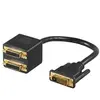 Image de CABLE REPARTITEUR DVI-D Mâle vers 2 x DVI-D Femelle PLAQUE OR