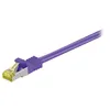 Image de goobay - Cordon de raccordement - RJ-45 (M) pour RJ-45 (M) - 15 m - SFTP, PiMF - CAT 7 - sans halogène, moulé - violet