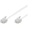Image de MicroConnect câble de téléphone - 3 m - blanc