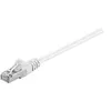 Image de goobay - Cordon de raccordement - RJ-45 (M) pour RJ-45 (M) - 25 cm - paire torsadée écrantée (F/UTP) - CAT 5e - moulé - blanc