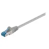 Image de goobay - Cordon de raccordement - RJ-45 (M) pour RJ-45 (M) - 25 cm - SFTP, PiMF - CAT 6a - sans halogène, moulé - gris
