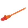 Image de goobay - Cordon de raccordement - RJ-45 (M) pour RJ-45 (M) - 5 m - UTP - CAT 6 - moulé, sans crochet - orange