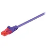 Image de goobay - Cordon de raccordement - RJ-45 (M) pour RJ-45 (M) - 7.5 m - UTP - CAT 6 - moulé, sans crochet - violet