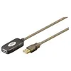Image de goobay Active - Rallonge de câble USB - USB (F) pour USB (M) - USB 2.0 - 5 m - actif - or