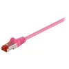Image de goobay - Câble réseau - RJ-45 (M) pour RJ-45 (M) - 3 m - SFTP, PiMF - CAT 6 - moulé - magenta
