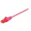 Image de goobay - Câble réseau - RJ-45 (M) pour RJ-45 (M) - 1.5 m - UTP - CAT 6 - moulé, sans crochet - magenta