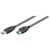 Image de goobay - Rallonge de câble USB - USB type A (F) pour USB type A (M) - USB 3.0 - 1.8 m - noir