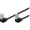 Image de Goobay 96077 cÃ¢ble de rÃ©seau Noir 0,5 m Cat5e F/UTP (FTP)