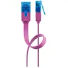 Image de Cat 6a CÃ¢ble Patch Plat, U/utp, Magenta, Conducteur En Cuivre (cu). Longueur De CÃ¢ble 0.5 M