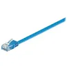 Image de goobay - Câble réseau - RJ-45 (M) pour RJ-45 (M) - 2 m - UTP - CAT 6 - moulé, plat - bleu