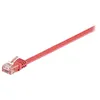 Image de goobay - Câble réseau - RJ-45 (M) pour RJ-45 (M) - 3 m - UTP - CAT 6 - moulé, plat - rouge