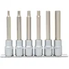 Image de KS TOOLS 1/2" Jeu de douilles tournevis 6 pans intÃ©rieur, longues, 6 pcs