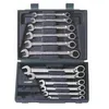 Image de Coffret clÃ© mixte cliquet reversible CHROMEplus 12 pcs  modulable