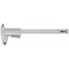 Image de Calibre Ã  coulisse becs doubles inox, vernier monobloc, jauge de profondeur - Ã©t
