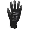 Image de Brilliant Tools - Gants en tricot microfin. noir. M  12 paires
