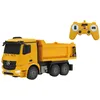Image de Jamara Camion Ã Benne TÃ©lÃ©commandÃ© Mercedes-Benz Arocs 1:26 Jaune