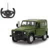 Image de Jamara 405155 - Land Rover Defender 1 14 Vert Portes Manuelles -Voiture Rc Sous Licence Officielle Environ 1 Heure De Conduite 9 Km H IntÃ©rieur DÃ©taillÃ© Finition De Haute QualitÃ© Ãclairage Led