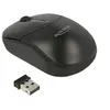 Image de Delock - Souris - droitiers et gauchers - optique - 3 boutons - sans fil - 2.4 GHz - récepteur sans fil USB - noir - Pour la vente au détail