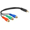 Image de DeLOCK câble vidéo - vidéo composante - 24 cm