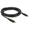Image de Delock - Câble USB - USB-C (M) pour USB-C (M) - USB 2.0 - 5 A - 3 m - noir